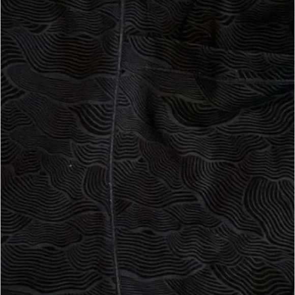 ZYIA Dark Blue Textured Leggings - Picture 2 of 7